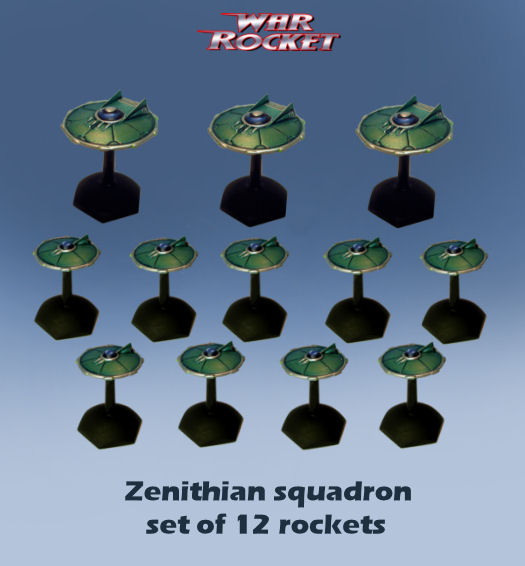 Zenithian Squadron (set of 12 rockets)